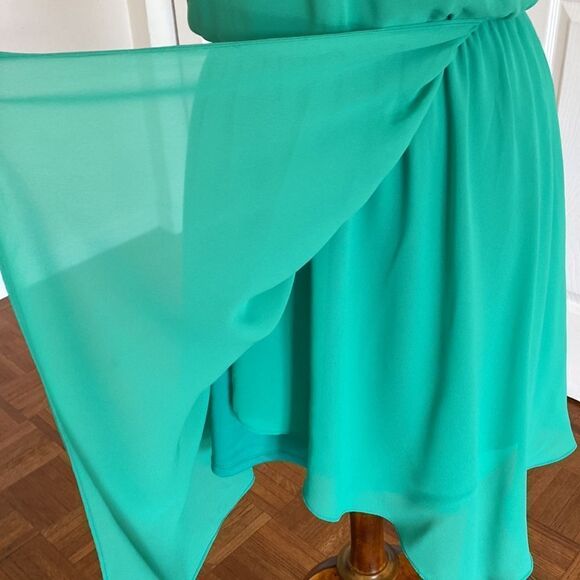 Like New BCX Elastic Waist Spaghetti Asymmetrical Summer Midi Casual Dress - Picture 6 of 6